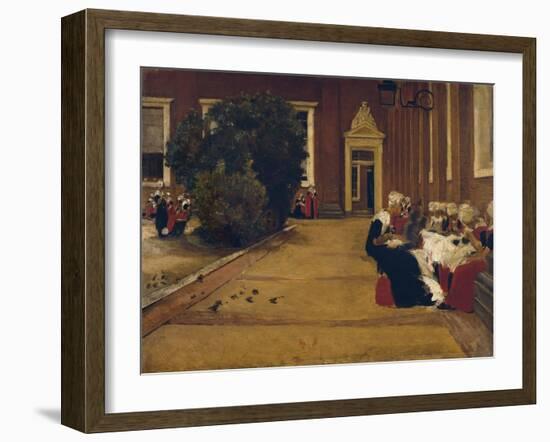 Orphan Girls in Amsterdam, 1876-Max Liebermann-Framed Giclee Print