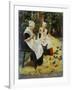 Orphan Girls in the Garden, Amsterdam-Max Liebermann-Framed Giclee Print