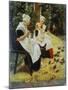 Orphan Girls in the Garden, Amsterdam-Max Liebermann-Mounted Giclee Print