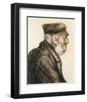 Orphan Man, Bust-Length-Vincent van Gogh-Framed Premium Giclee Print