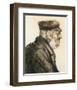 Orphan Man, Bust-Length-Vincent van Gogh-Framed Premium Giclee Print