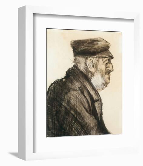 Orphan Man, Bust-Length-Vincent van Gogh-Framed Premium Giclee Print