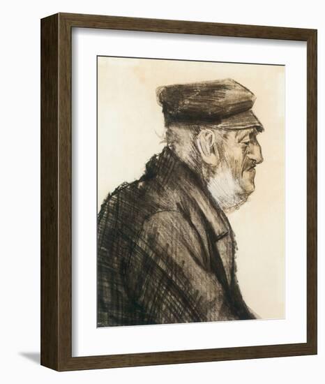 Orphan Man, Bust-Length-Vincent van Gogh-Framed Premium Giclee Print