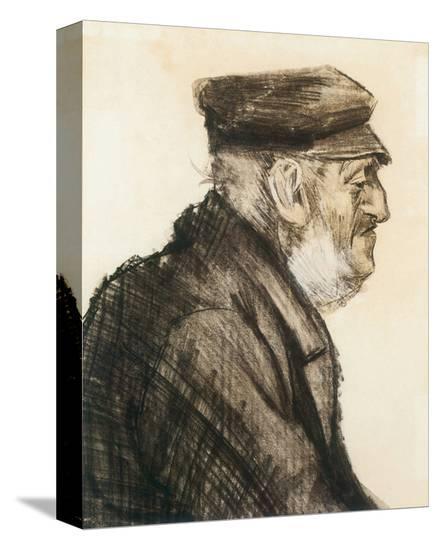 Orphan Man, Bust-Length-Vincent van Gogh-Stretched Canvas