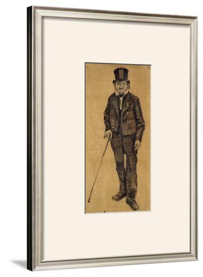 Orphan Man with Top Hat and Stick-Vincent van Gogh-Framed Art Print