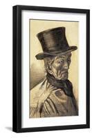 Orphan Man with Top Hat-Vincent van Gogh-Framed Art Print