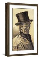 Orphan Man with Top Hat-Vincent van Gogh-Framed Art Print