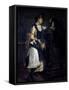 Orphans, Painting by Nino Carnevali (1849-After 1912)-null-Framed Stretched Canvas