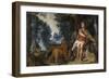 Orphée charmant les animaux-Toussaint Dubreuil-Framed Giclee Print