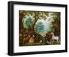 Orphee Parmi Les Animaux - Orpheus among the Animals - Roelant (Roelandt) Savery (1576-1639). Oil O-Roelandt Jacobsz Savery-Framed Giclee Print