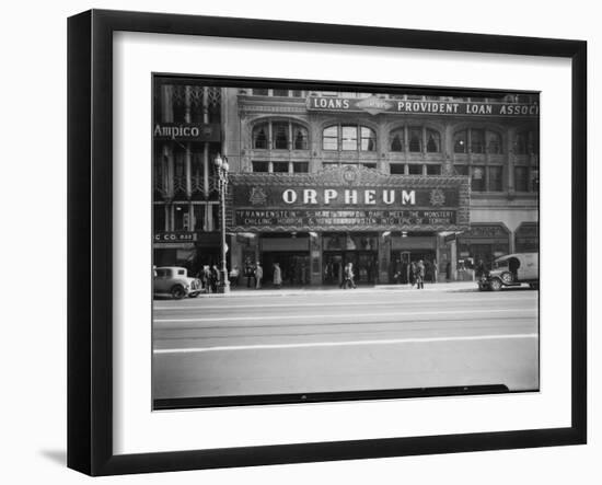 Orpheum Theater-Dick Whittington Studio-Framed Photographic Print