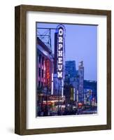 Orpheum Theatre on Granville Street, Vancouver, British Columbia, Canada, North America-Richard Cummins-Framed Photographic Print