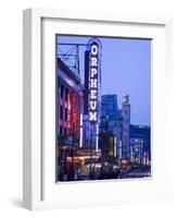 Orpheum Theatre on Granville Street, Vancouver, British Columbia, Canada, North America-Richard Cummins-Framed Photographic Print