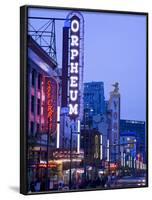 Orpheum Theatre on Granville Street, Vancouver, British Columbia, Canada, North America-Richard Cummins-Framed Photographic Print