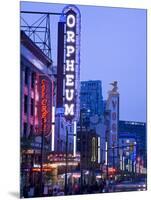 Orpheum Theatre on Granville Street, Vancouver, British Columbia, Canada, North America-Richard Cummins-Mounted Photographic Print