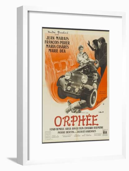 Orpheus, 1950 "Orphee" Directed by Jean Cocteau-null-Framed Giclee Print