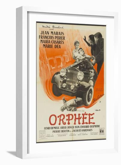 Orpheus, 1950 "Orphee" Directed by Jean Cocteau-null-Framed Giclee Print