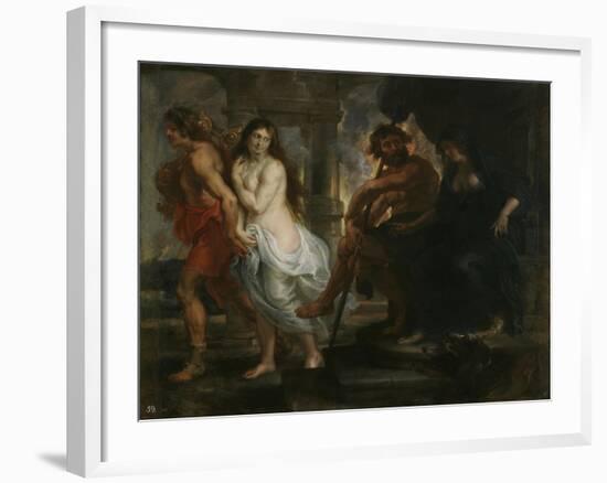 Orpheus and Eurydice, 1636-1638-Peter Paul Rubens-Framed Giclee Print