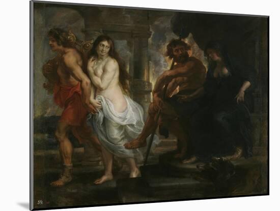 Orpheus and Eurydice, 1636-1638-Peter Paul Rubens-Mounted Giclee Print