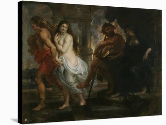 Orpheus and Eurydice, 1636-1638-Peter Paul Rubens-Stretched Canvas