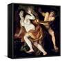 Orpheus and Eurydice, 1695-1705-Giovanni Antonio Burrini Or Burino-Framed Stretched Canvas