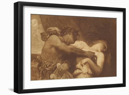 Orpheus and Eurydice, 1870-72-George Frederick Watts-Framed Giclee Print