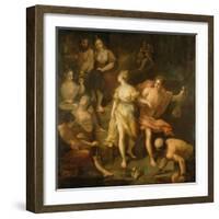 Orpheus and Eurydice, c.1709-Jean Raoux-Framed Giclee Print