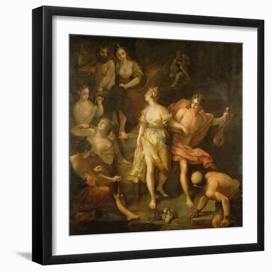 Orpheus and Eurydice, c.1709-Jean Raoux-Framed Giclee Print