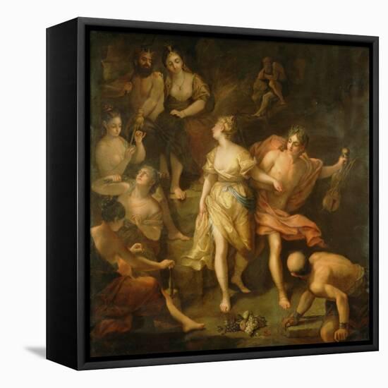 Orpheus and Eurydice, c.1709-Jean Raoux-Framed Stretched Canvas
