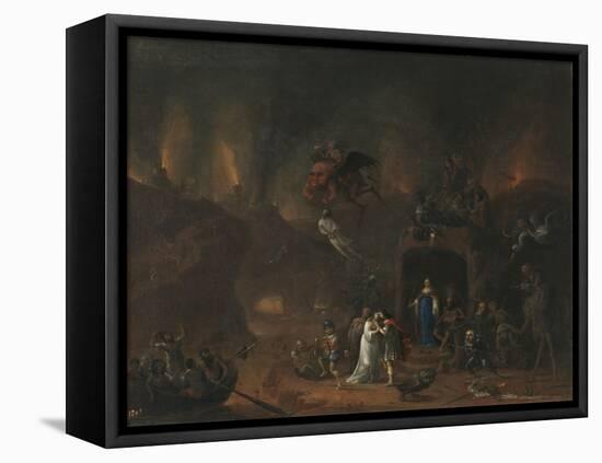 Orpheus and Eurydice in the Hell-Pieter Fris-Framed Stretched Canvas