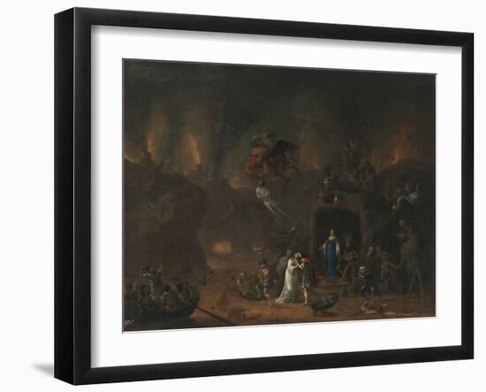 Orpheus and Eurydice in the Hell-Pieter Fris-Framed Giclee Print