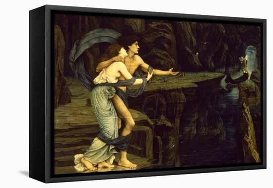Orpheus and Eurydice on the Banks of the River Styx-John Roddam Spencer Stanhope-Framed Stretched Canvas