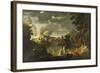 Orpheus and Eurydice-Nicolas Poussin-Framed Giclee Print