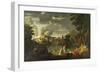 Orpheus and Eurydice-Nicolas Poussin-Framed Giclee Print