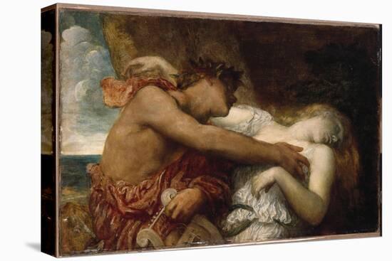 Orpheus and Eurydice-George Frederick Watts-Stretched Canvas