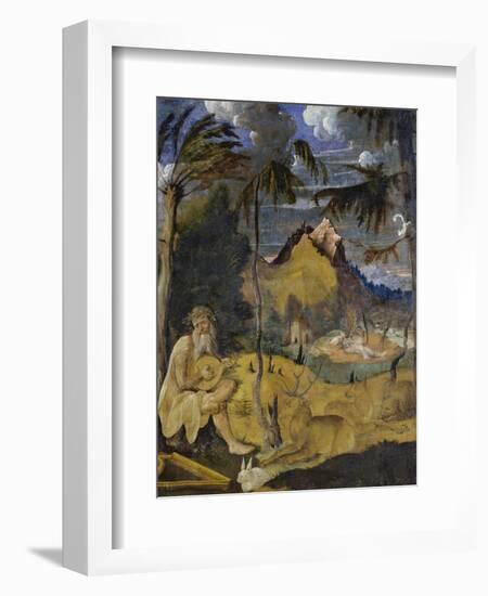 Orpheus and the Animals, 1519-Hans Leu-Framed Giclee Print