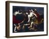 Orpheus Beaten by Bacchantes-Massimo Stanzione-Framed Giclee Print