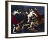 Orpheus Beaten by Bacchantes-Massimo Stanzione-Framed Giclee Print