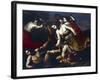 Orpheus Beaten by Bacchantes-Massimo Stanzione-Framed Giclee Print