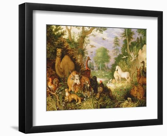 Orpheus Charming the Animals, C.1618-Roelandt Jacobsz. Savery-Framed Giclee Print