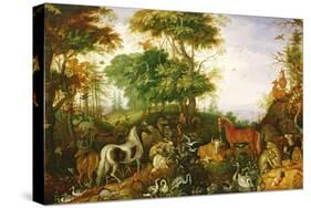 Orpheus Charming the Animals-Roelandt Jacobsz. Savery-Stretched Canvas