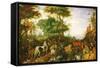 Orpheus Charming the Animals-Roelandt Jacobsz. Savery-Framed Stretched Canvas