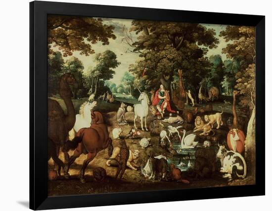 Orpheus Charming the Animals-Jacob Bouttats-Framed Giclee Print