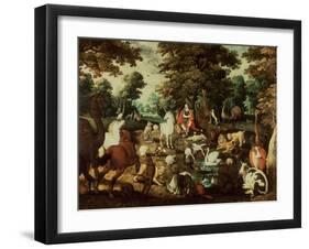 Orpheus Charming the Animals-Jacob Bouttats-Framed Giclee Print