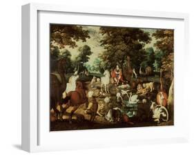 Orpheus Charming the Animals-Jacob Bouttats-Framed Giclee Print