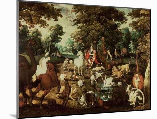 Orpheus Charming the Animals-Jacob Bouttats-Mounted Giclee Print