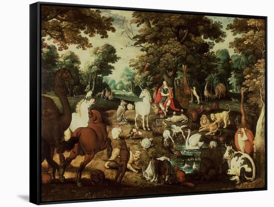 Orpheus Charming the Animals-Jacob Bouttats-Framed Stretched Canvas