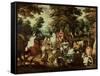 Orpheus Charming the Animals-Jacob Bouttats-Framed Stretched Canvas