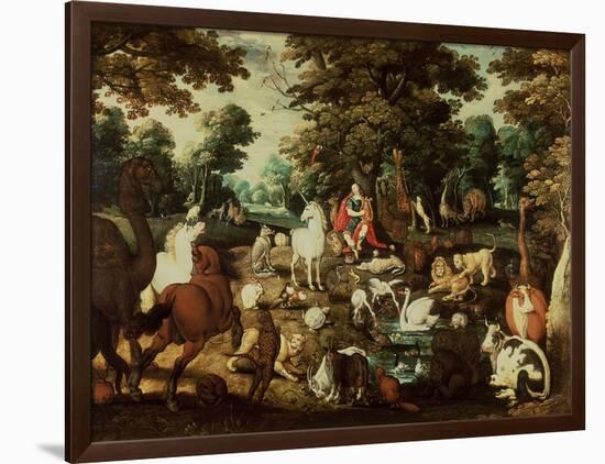 Orpheus Charming the Animals-Jacob Bouttats-Framed Giclee Print