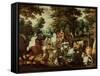 Orpheus Charming the Animals-Jacob Bouttats-Framed Stretched Canvas